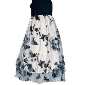 elegant black beige lace trimmed cami dress